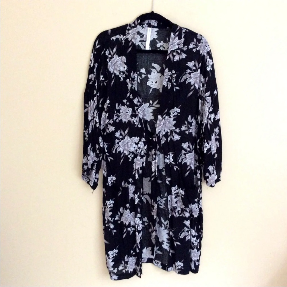 Spiritual Gangster Kimono Robe Floral Beach Lingerie Boho ONE SIZE Cover Up